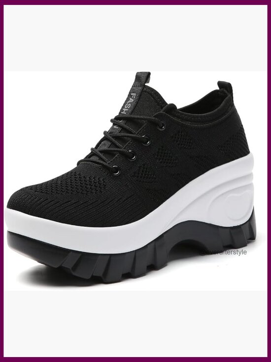 Shoes - Chunky Platform Orthopedic Walking Shoes with Arch Support